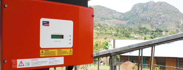 application solaire offgrid en Ethiopie avec sunny boy de sma